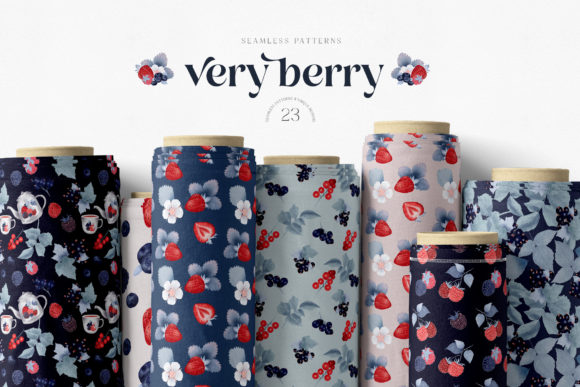 BerrySeamless Patterns Big Collection: A Versatile Design Resource for Creators