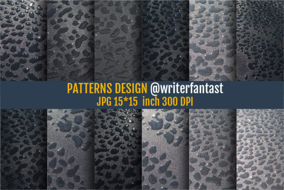 High Tech Black Leopard Skin Patterns