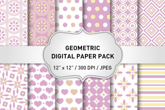 Pink Patterns Digital Paper