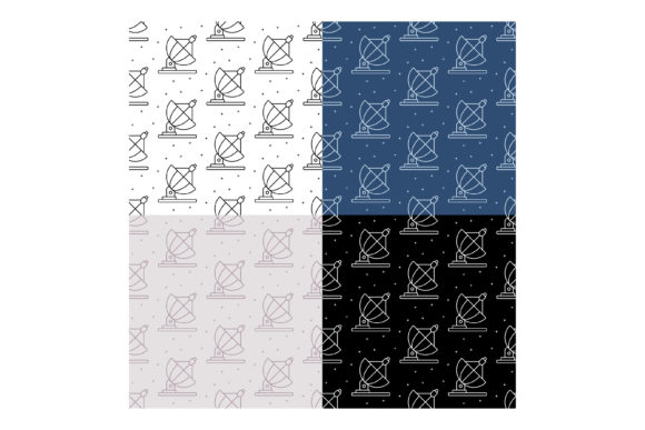 Seamless Patterns with Radio Telescope: A Unique Design Element
