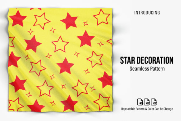 Star Decoration Patterns: A Versatile Digital Design for Creative Projects