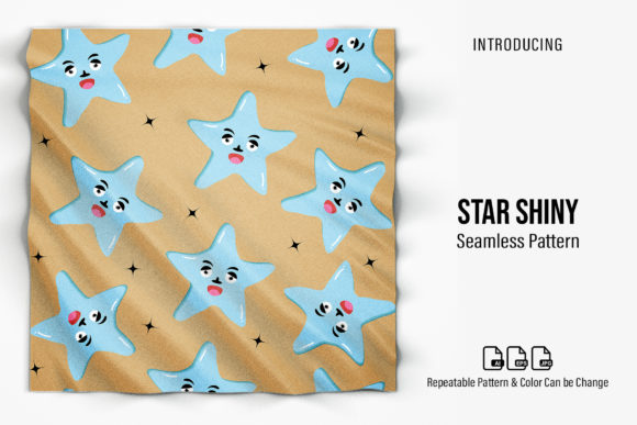 Star Shiny Patterns: A Versatile Digital Paper Set for Creative Projects