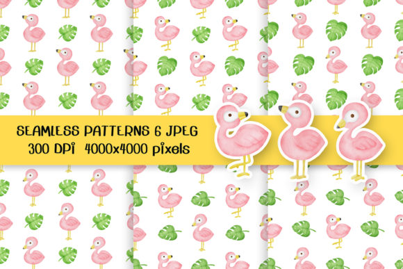 Tropical Flamingo Seamless Patterns: A Creative Resource for Designers and Artists