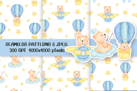 Watercolor Teddy Seamless Patterns: A Creative Tool for Artists and Designers